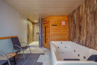 Luxury villa with a sauna and whirlpool bath for 12 guests for rent in Malmedy
