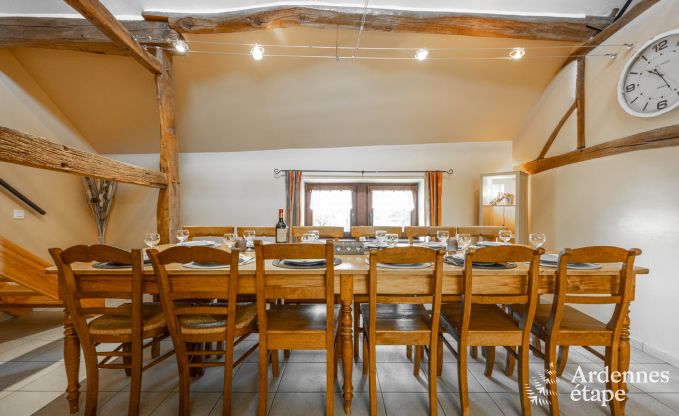 Holiday cottage in Ohey for 15 persons in the Ardennes