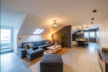 Luxury apartment in Amel: romantic stay for 4 people with sauna and jacuzzi in the Ardennes