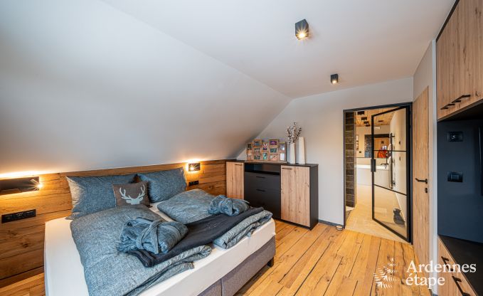 Luxury apartment in Amel: romantic stay for 4 people with sauna and jacuzzi in the Ardennes