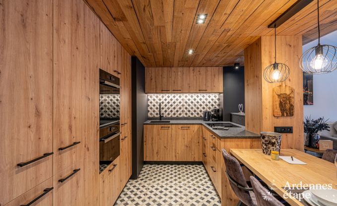 Luxury apartment in Amel: romantic stay for 4 people with sauna and jacuzzi in the Ardennes