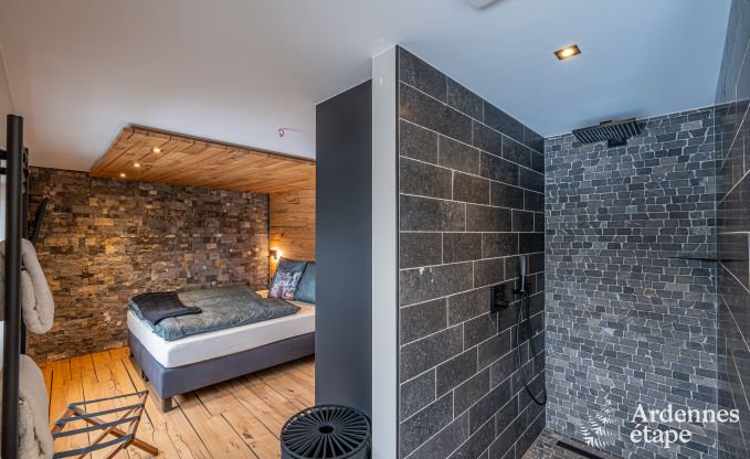 Luxury apartment in Amel: romantic stay for 4 people with sauna and jacuzzi in the Ardennes