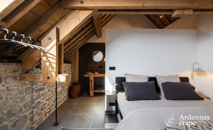 Authentic holiday home for 6 people in Anh�e with private sauna, covered terrace and luxury interior