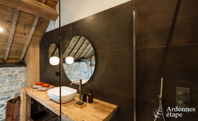 Authentic holiday home for 6 people in Anh�e with private sauna, covered terrace and luxury interior