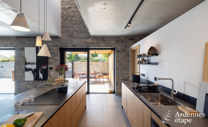 Authentic holiday home for 6 people in Anh�e with private sauna, covered terrace and luxury interior