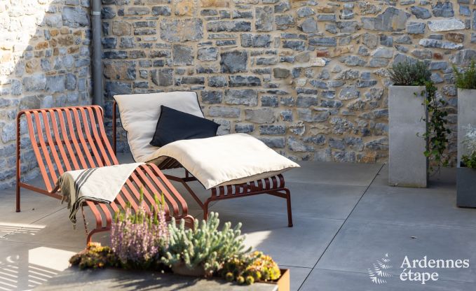 Authentic holiday home for 6 people in Anh�e with private sauna, covered terrace and luxury interior