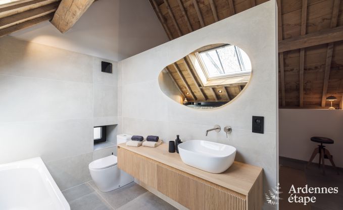 Authentic holiday home for 6 people in Anh�e with private sauna, covered terrace and luxury interior