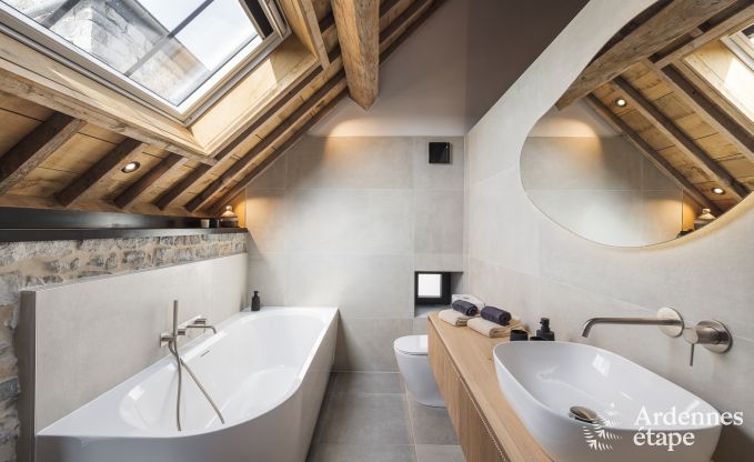 Authentic holiday home for 6 people in Anh�e with private sauna, covered terrace and luxury interior