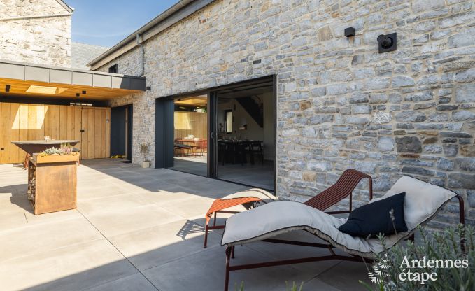 Authentic holiday home for 6 people in Anh�e with private sauna, covered terrace and luxury interior