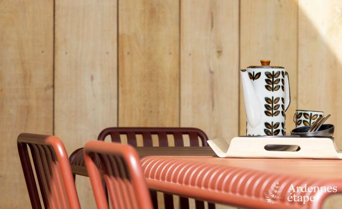 Authentic holiday home for 6 people in Anh�e with private sauna, covered terrace and luxury interior