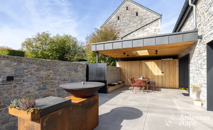 Authentic holiday home for 6 people in Anh�e with private sauna, covered terrace and luxury interior