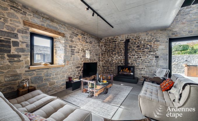 Authentic holiday home for 6 people in Anh�e with private sauna, covered terrace and luxury interior