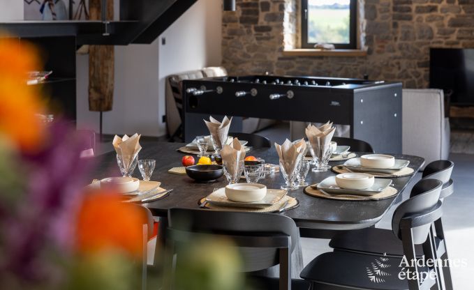 Authentic holiday home for 6 people in Anh�e with private sauna, covered terrace and luxury interior