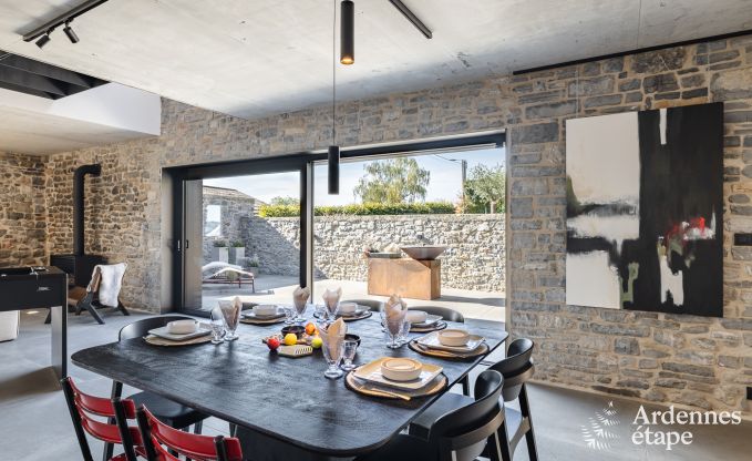 Authentic holiday home for 6 people in Anh�e with private sauna, covered terrace and luxury interior