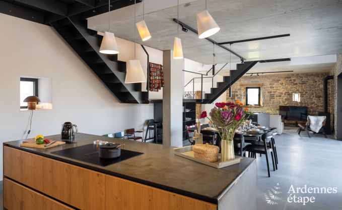 Authentic holiday home for 6 people in Anh�e with private sauna, covered terrace and luxury interior