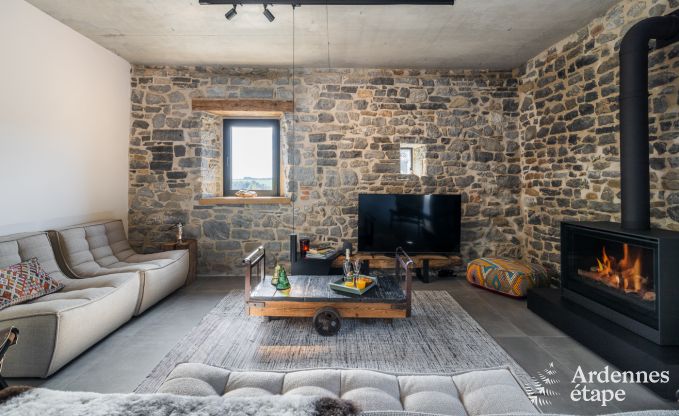 Authentic holiday home for 6 people in Anh�e with private sauna, covered terrace and luxury interior