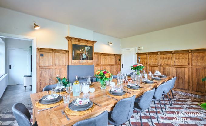 Luxury villa in Anhe for 15 persons in the Ardennes