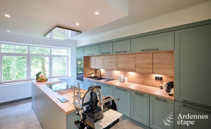 Luxury villa with swimming pool and tennis court for 14 people in Anhe, located in the Moligne valley