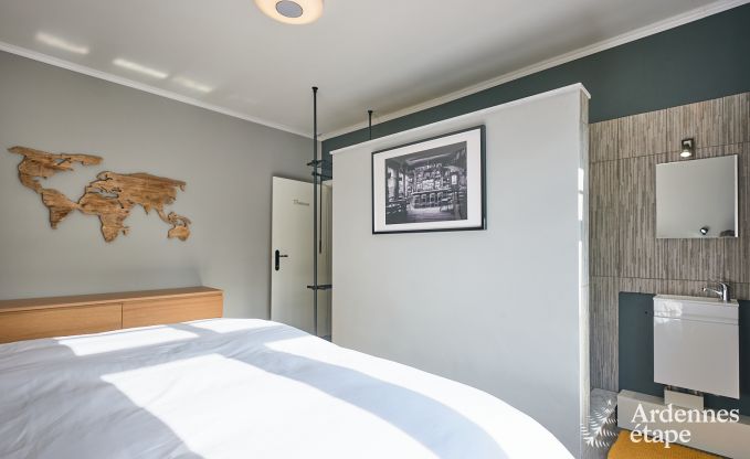 Luxury villa with swimming pool and tennis court for 14 people in Anhe, located in the Moligne valley