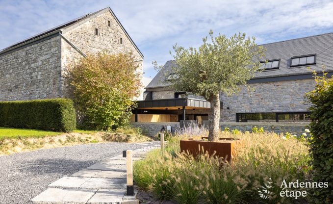 Authentic holiday home for 6 people in Anhée with private sauna, covered terrace and luxury interior