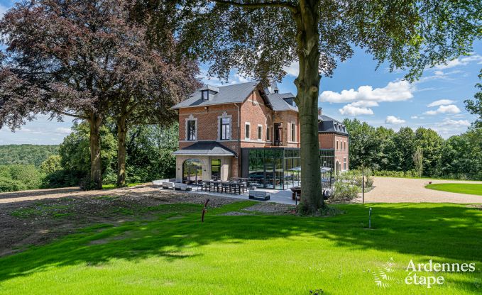 Luxurious castle with swimming pool and wellness in Aubel, Ardennes