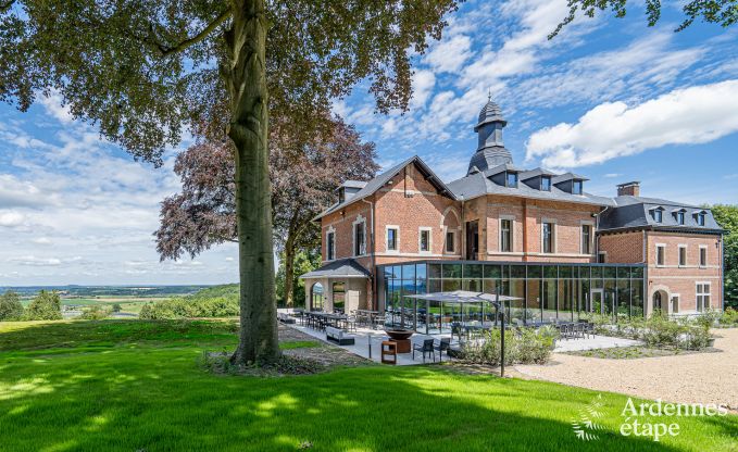 Luxurious castle with swimming pool and wellness in Aubel, Ardennes