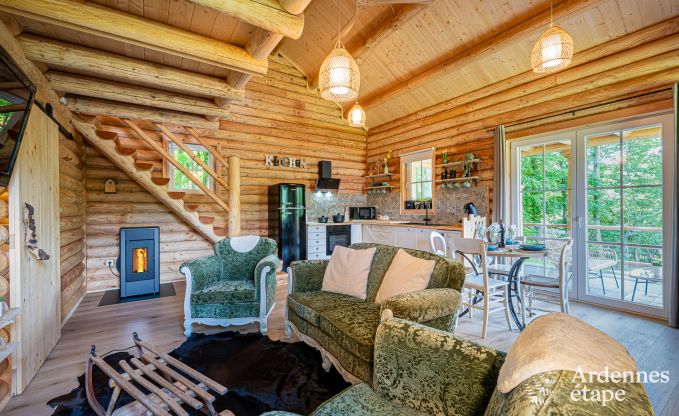 Cozy wooden family chalet in Aywaille, Ardennes