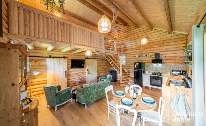 Cozy wooden family chalet in Aywaille, Ardennes
