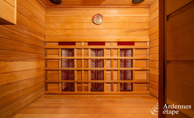 Charming holiday home in Aywaille for 2 couples with private bathrooms, infrared cabin, and spacious garden