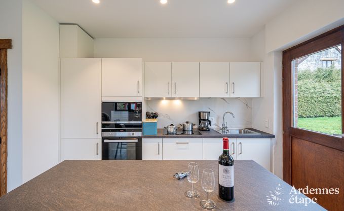 Charming holiday home in Aywaille for 2 couples with private bathrooms, infrared cabin, and spacious garden