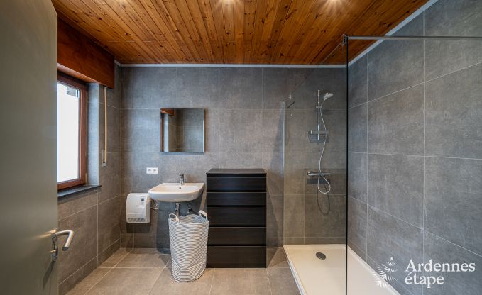 Charming holiday home in Aywaille for 2 couples with private bathrooms, infrared cabin, and spacious garden