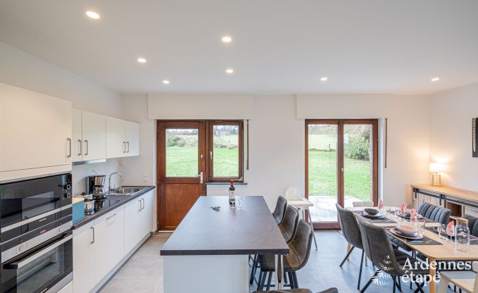 Charming holiday home in Aywaille for 2 couples with private bathrooms, infrared cabin, and spacious garden