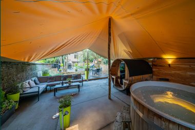 Apartment for 4 people in Barvaux: modern accommodation with sauna, garden and baby bed