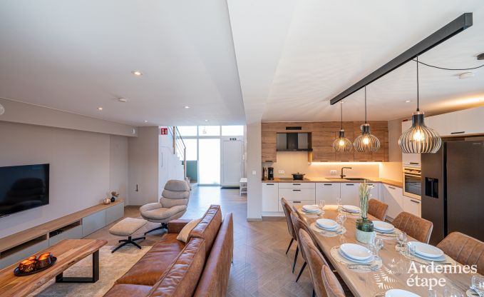 Charming holiday home in Bastogne: comfortable stay for 8 people with private garden and charging station