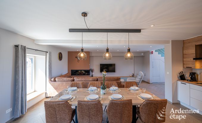 Charming holiday home in Bastogne: comfortable stay for 8 people with private garden and charging station