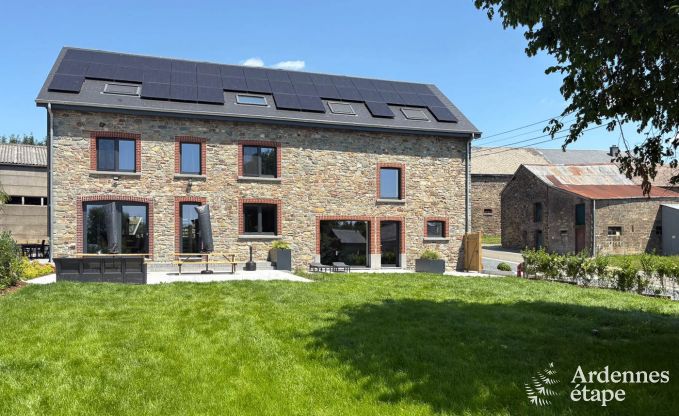 Holiday home in Bastogne: spacious accommodation for 14 people with 6 bedrooms and playroom