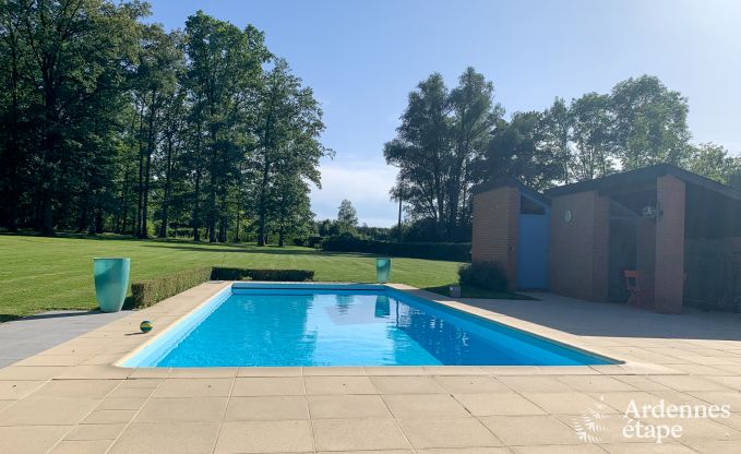Charming and spacious holiday home with swimming pool in Beauraing, Ardennes