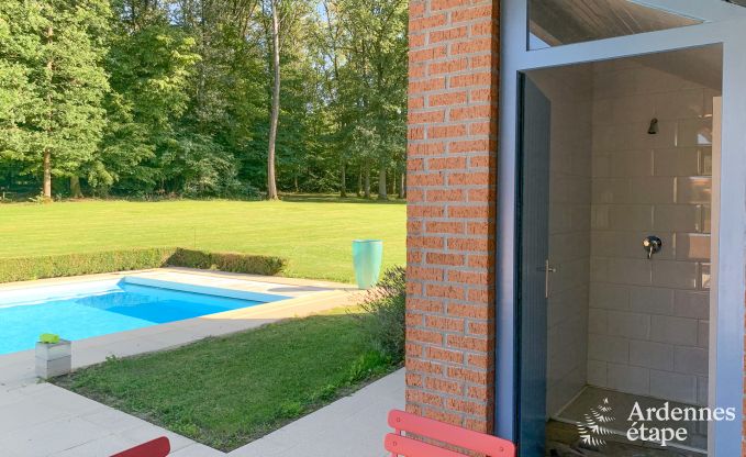 Charming and spacious holiday home with swimming pool in Beauraing, Ardennes