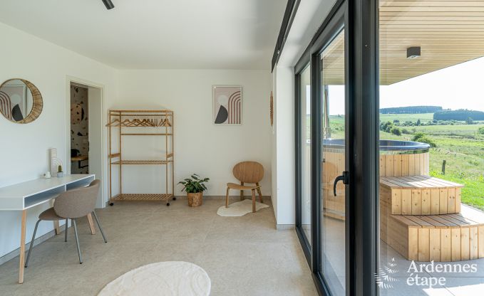 Holiday home in Bertogne for 6 people with private garden and hot tub
