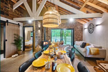 Beautiful wooden stilt house Bertrix, Ardennes