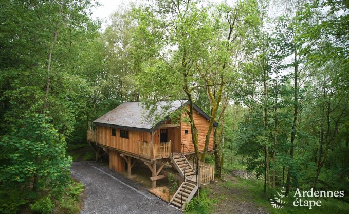 Beautiful wooden stilt house Bertrix, Ardennes