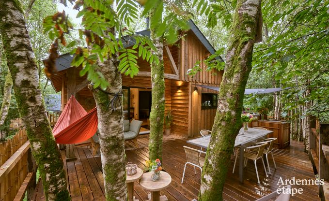 Beautiful wooden stilt house Bertrix, Ardennes