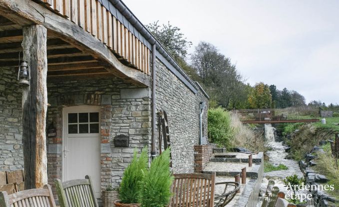 Former mill converted into a holiday home for 6 guests in the village of Bertrix