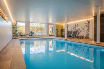 Luxury holiday home with indoor pool and outdoor sauna in Bertrix, Ardennes