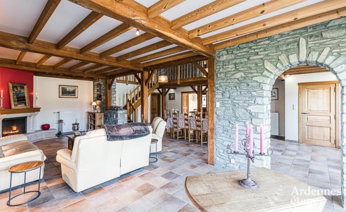 Comfortable, rustic holiday home for 8 p. to rent, Ardennes (Bièvre)
