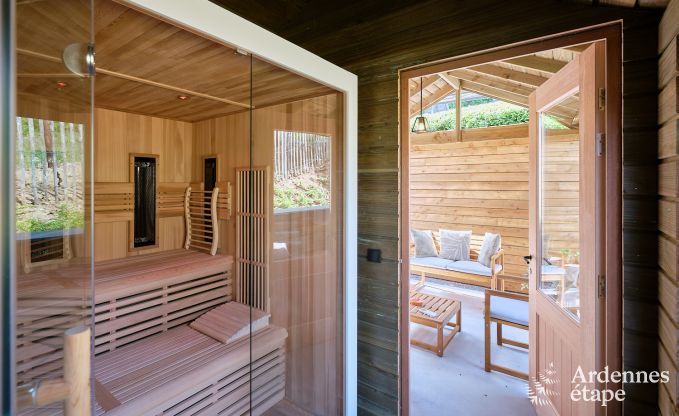 Charming holiday home in Bi�vre-Cornimont for 6 people with hot tub and infrared cabin