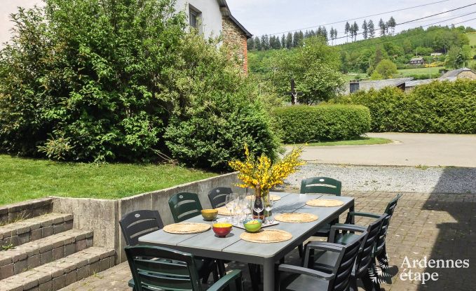 Holiday house for nine people to rent in the Ardennes (Bouillon)