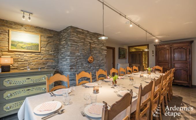 Holiday cottage in Bouillon for 15 persons in the Ardennes