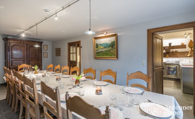 Holiday cottage in Bouillon for 15 persons in the Ardennes