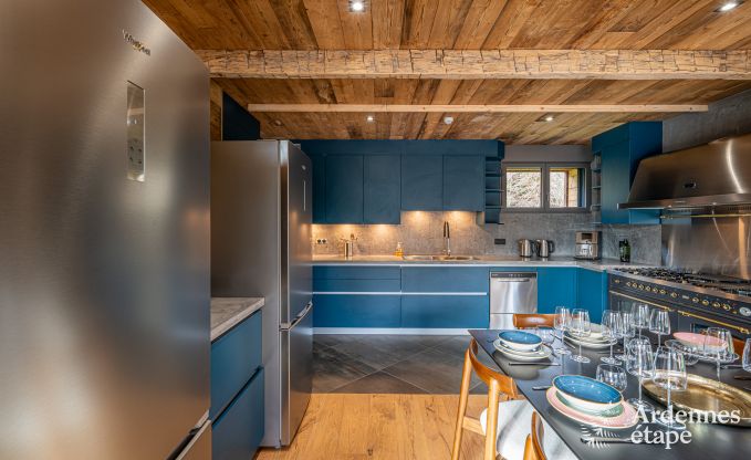 Luxury chalet in Brognon for 20 people with heated outdoor pool, outdoor jacuzzi and sauna on the lake